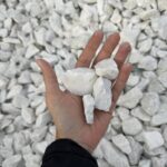 Piedra blanca granza