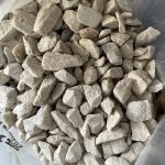 Piedra blanca granza